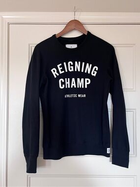 Reigning Champ Black Crewneck Sweatshirt XS – Made in Canada